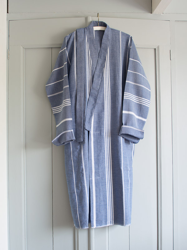 hammam bathrobe size M, navy blue